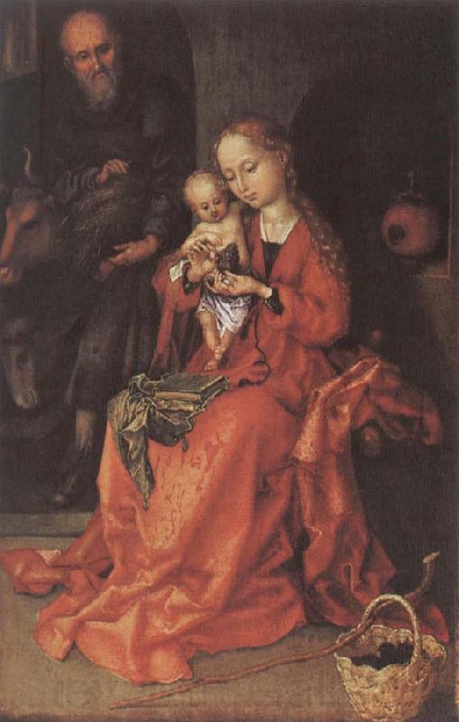 Martin Schongauer The Holy Family France oil painting art